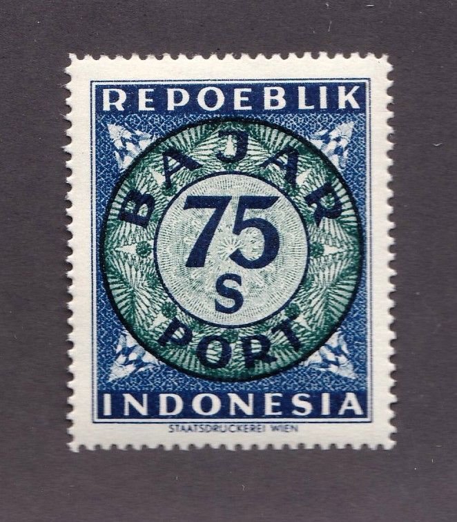 Indonesia           J12            MNH OG