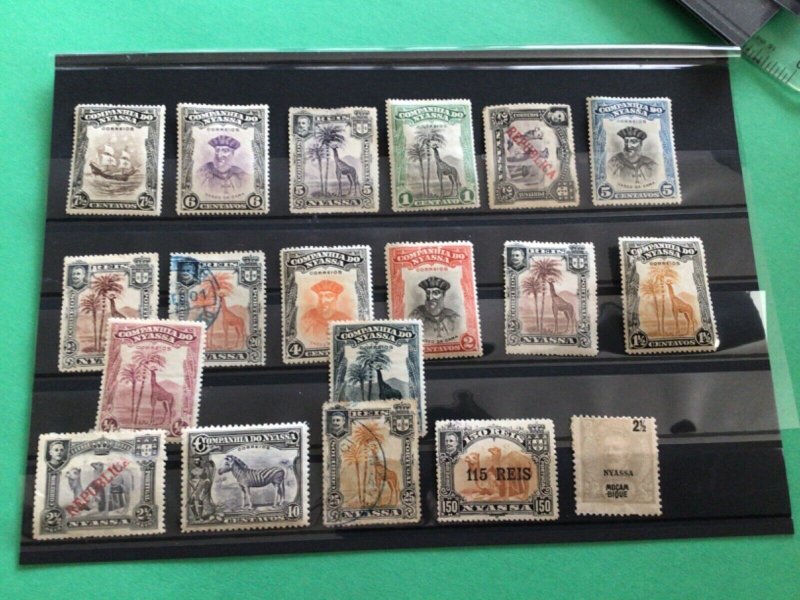 Nyassa Company mounted mint & used stamps A14398