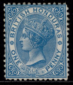 BRITISH HONDURAS QV SG5, 1d pale blue, M MINT. Cat £95. WMK CC