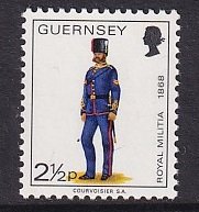 Guernsey   #99   MNH  1974  Miltia   2 1/2p