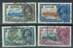 GOLD COAST 1935 KGV SILVER JUBILEE SET USED 