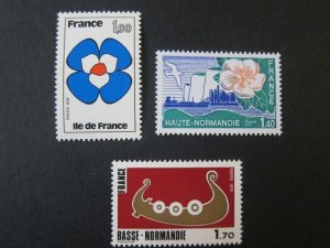 France 1978 Sc 1588-1590 set MNH