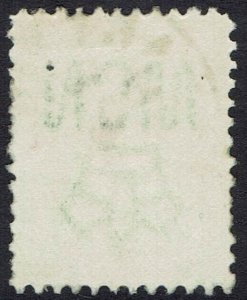 AUSTRALIA 1902 POSTAGE DUE 3D BLANK BASE WMK INVERTED USED