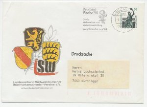 Postal stationery Germany 1990 Bird - Parrot