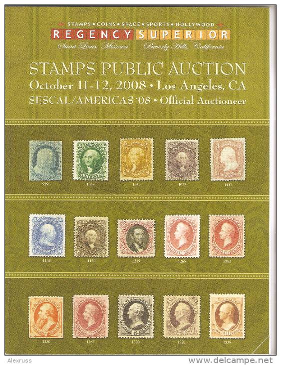 Regency Superior Stamps Auction Catalog 2008,VF