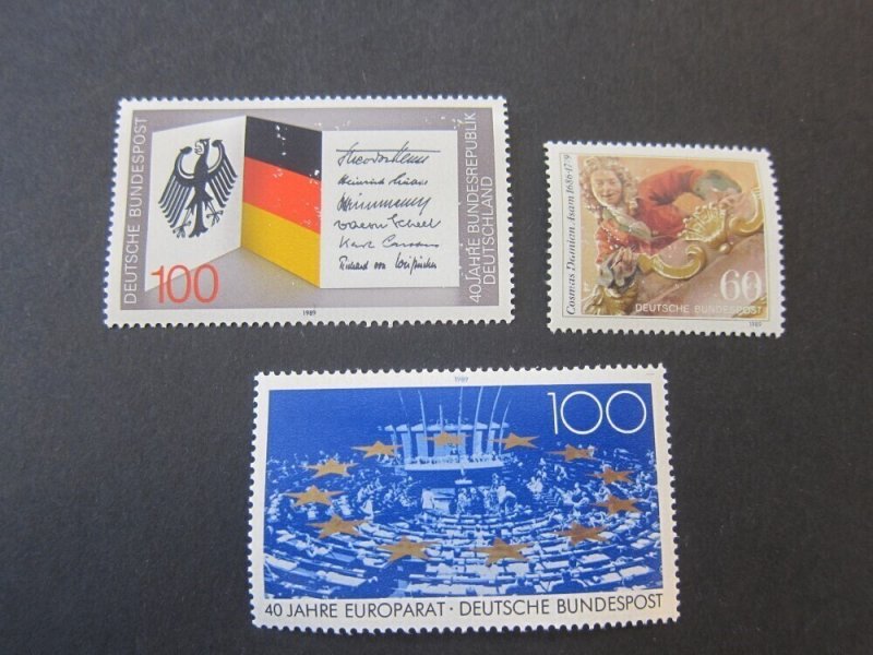 Germany 1989 Sc 1572,73,76 set MNH