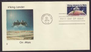 US 1759 Viking Missions 1978 1st Integrity U/A FDC