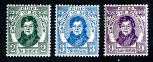 1929 Ireland Sc#80-82 MLH* ( 2313 BCX4 )