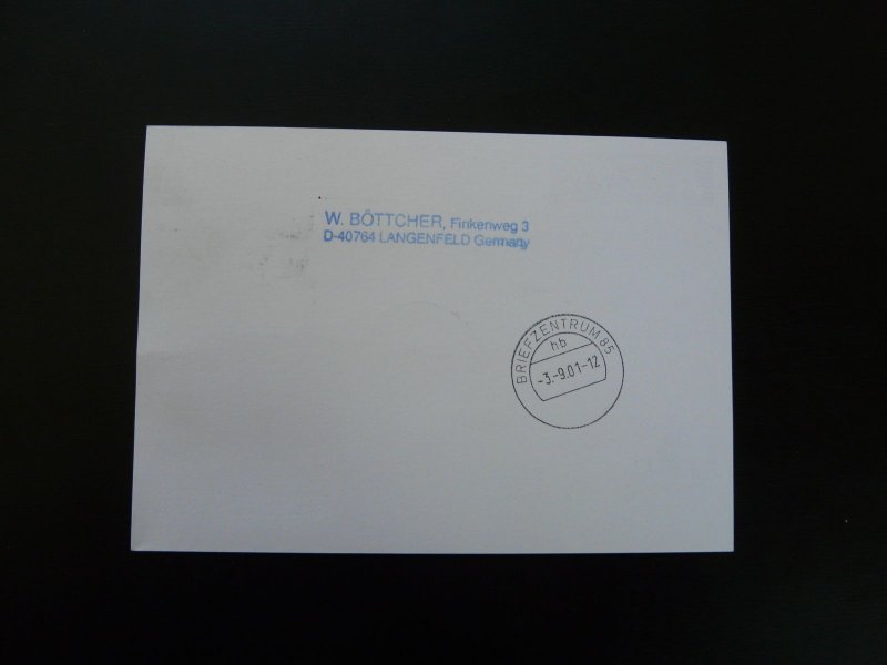 first flight cover Basel Munchen cooperation Augsburg Airways Lufthansa 2001