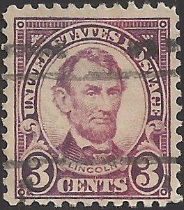 # 555 Used Violet Abraham Lincoln