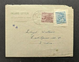 1952 Anjangaon India Inland Letter Cover