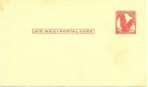 SCOTT UXC2   5 CENT EAGLE IN FLIGHT  (POSTCARD)   AIR MAIL SALE