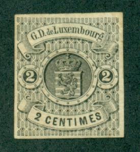 Luxembourg #5  Mint  F-VF  H  Part OG  Scott $125.00  Coa...