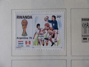 Rwanda 1962-1980  Mint/Used Stamp Collection on Scott Int Alb Pgs