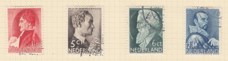 NETHERLANDS, 1935 Social Relief Fund, set of 4, used.