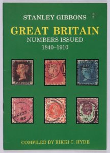 Great Britain Numbers Issued 1840-1910. 32pg Monograph complied by R C Hyde.