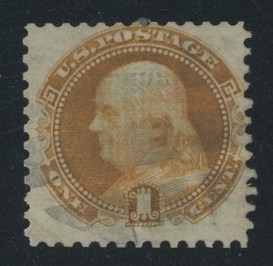 USA 112 - 1 cent G grill pictorial - Fine used with light cancel