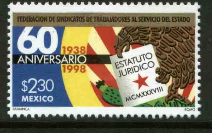 MEXICO 2111, Federation of Government Workers. MNH (69)