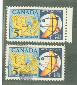 Canada #479/479i Unused Single (Complete Set)