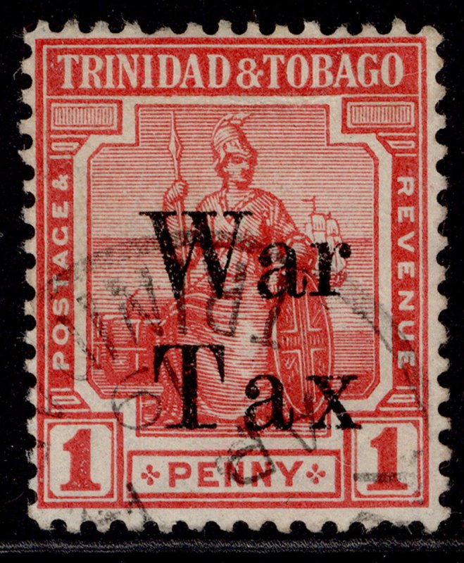 TRINIDAD & TOBAGO GV SG189, 1d scarlet, FINE USED. Cat £25. TAX SPACED