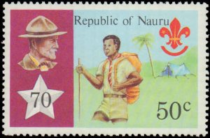 Nauru #188-190, Complete Set(3), 1978, Scouts, Never Hinged