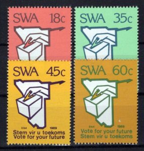 South West Africa 622-625 MNH Suffrage UN Resolution  ZAYIX 0424S0158