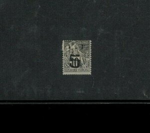 Annam & Tonkin (FR Indochina) #9 Fine MH. Cat 220.00 (if genuine)