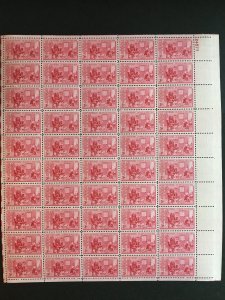 1952 sheet - Betsy Ross Sc# 1004