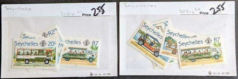 EDW1949SELL : SEYCHELLES Useful collection of Mint & Used. Scott Catalog $263.00