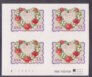 3275 3275a Love Stamp 1999 55c MNH LL PB4 B111111