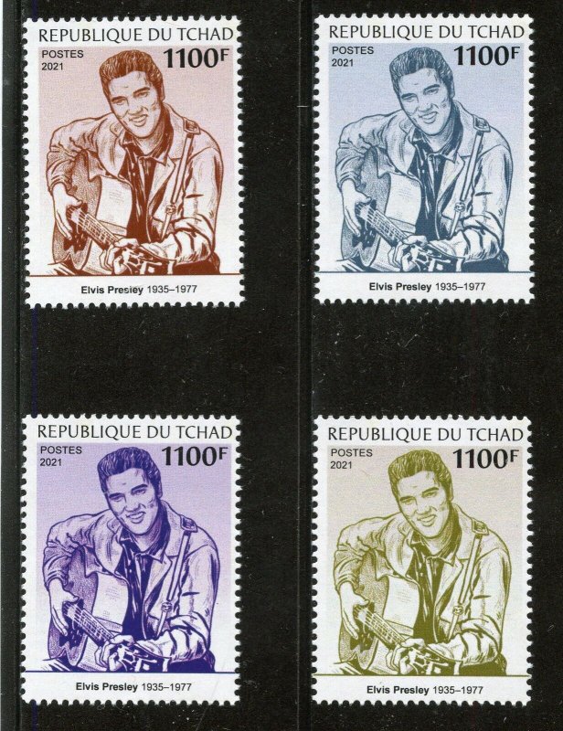 CHAD 2021 ELVIS PRESLEY SET MINT NEVER HINGED