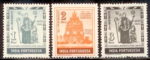 Portuguese India 1951 SC# 507-9 MNH-OG E33