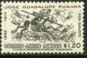 MEXICO C278 50th Anniv death of J. Guadalupe Posada MNH(811)