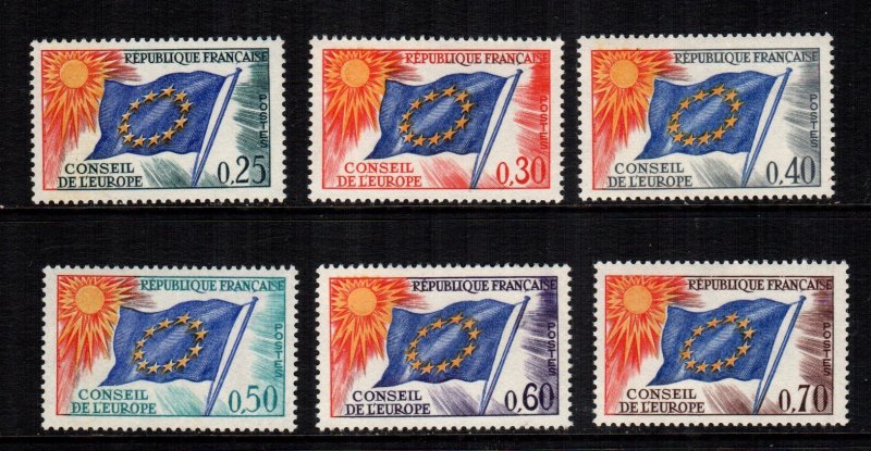 France 1o10 - 1o15  MNH cat $ 7.00