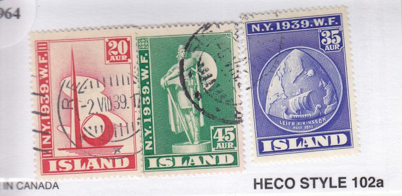 Iceland: Sc #213-215, Short Set, Used (S18964)