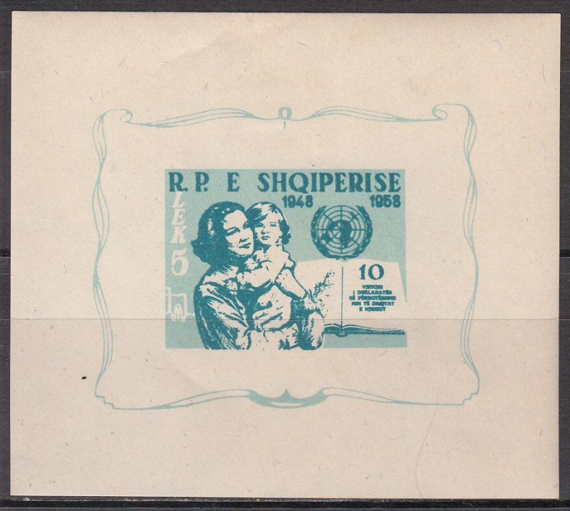 albania  scott no 552a  mh
