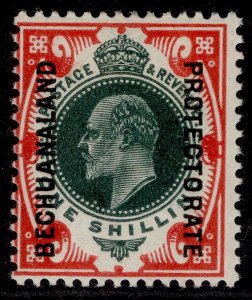 BECHUANALAND PROTECTORATE EDVII SG70, 1s deep green & scarlet, M MINT. Cat £55.