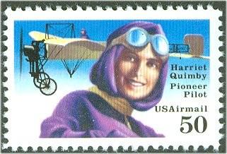 C128 Harriet Quimby F-VF MNH single stamp