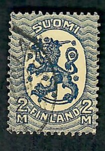 Finland #105 used single