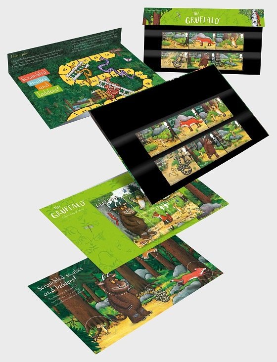 Stamps of Great Britain 2019. - The Gruffalo - Presentation Pack.