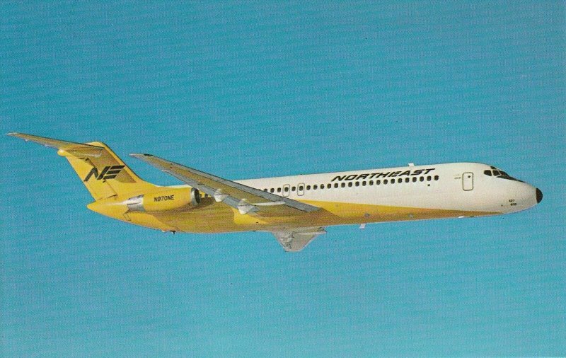 6852 Aviation Postcard  NORTHEAST MCDONNELL DOUGLAS DC-9-31  Airlines