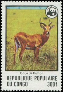 Congo 1978 Sc 453-458 WWF Hippo Rhinoceros Monkey Okapi CV $36.25