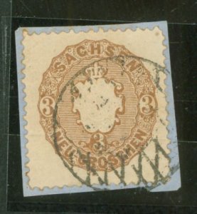 Saxony #19A Used Single