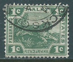 Malaya, Sc #38, 1c Used