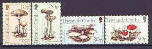 TRISTAN DA CUNHA - 1984 - Fungi - Perf 4v Set - Mint Never Hinged