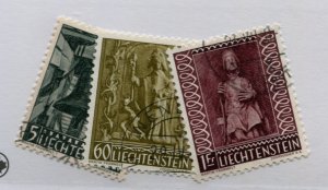 LIECHTENSTEIN   350-52   USED