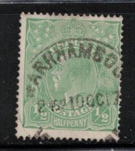 AUSTRALIA Scott # 19 Used - KGV Head