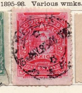 Mexico 1895-98 Early Issue Fine Used 2c. 006258