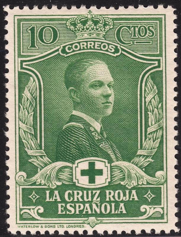 Spain 1926 10c Red Cross MH