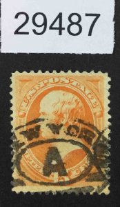 US STAMPS #189 USED  LOT #29487